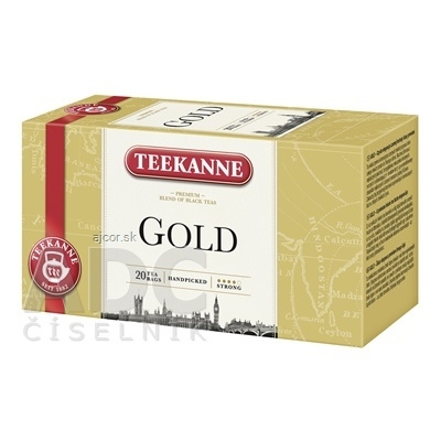 TEEKANNE s.r.o. TEEKANNE GOLD čierny čaj (inov.2018) 20x2 g (20 g)