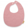 Mušelínový detský podbradník New Baby pink Ružová