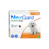 Pharmacopola NexGard S ( 2 - 4 kg ) 11 mg žuvacie tablety 3 x 1 tbl.