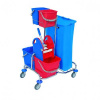 Splast Upratovací vozík dvojitý chróm 02.20.120. KW CH SER-0005
