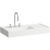 Laufen Kartell umývadlo 90x46 cm obdĺžnik klasické umývadlo-umývadlo na nábytok biela lesklá H8183380001111
