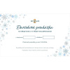 Vianočná darčeková poukážka - dizajn vločky Hodnota: 100 €
