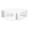VENTS koleno plastové ploché 90° horizontálne 55 x 110 mm