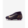Nike Zoom Mercurial Vapor 16 Academy Astro Turf Football Boots Junior Purple/Ivory 4 (36.5)
