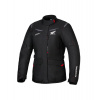 Bunda STELLA ST-1 WATERPROOF HONDA kolekce, ALPINESTARS, dámská (černá/červená) 2025 L