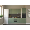VerDesign, LOTUS jednoduchá kuchynská linka 240 cm, dymovo zelená LTD