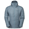 Pánska bunda Montane ICARUS LITE HOODIE STONE BLUE