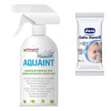 CHICCO Obrúsky vlhčené na cumlík 16 ks + AQUAINT 500 ml