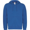 Pánska mikina B&C Hooded Full Zip - modrá, XXL