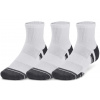 Ponožky Under Armour UA Performance Tech 3pk Qtr-WHT 1379510-100 Veľkosť M