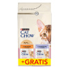 PURINA Cat Chow krmivo pre mačky bohaté na kuracie mäso 1,5kg + 2 sáčky ZADARMO