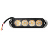 STROBOSKOP 4 LED VÝSTRAŽNÁ LAMPA 12/24 V