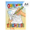 Omaľovánka A4 podľa čísiel - Traktorista