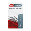 Obratlík s krúžkom JRC Contact Ronnie Swivel 11 11ks