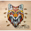 Drevené puzzle – Líška veľkosť M - ECO WOOD ART