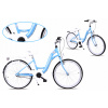 Junior bicykel - Junior 24 Kands Bicycle Olivia Blue-Biała 2022 (Junior 24 Kands Bicycle Olivia Blue-Biała 2022)