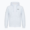 Pánska mikina Emporio Armani EA7 Train Logo Series Extended Logo Hoodie Fz white / black