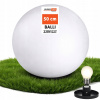 LED záhradná guľa 230V E27 50 cm zapichovacia do zeme UV IP44 SuperLED
