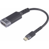 Renkforce RF-6798310 USB-C® / DisplayPort kabelový adaptér [1x USB-C® zástrčka - 1x zásuvka DisplayPort] černošedá 4K UHD 0.20 m