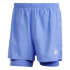 adidas Own the Run 2-in-1 Running pánske šortky Blue Fusion L