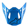 Šilt pre prilby SUPERTECH S-M8 RADIUM, ALPINESTARS (modrá lesklá)