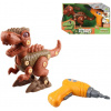 Stavebnica Dinosaurus na skrutkovanie hnedý (8590756103893)