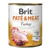 Brit BRIT Paté & Meat with Turkey - mokré krmivo pre psov - 800 g