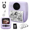 DIGITÁLNY INSTANTNÝ FOTOAPARÁT S TLAČIARŇOU PRE DETI + 3 ROLKY A 32 GB KARTA