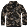 Brandit flísová bunda Teddyfleece Troyer, darkcamo - 4XL