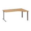Interiér Říčany Ergonomický stôl ProOffice C 180 x 120/80 cm, pravý, buk