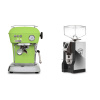 Ascaso Dream ONE, Fresh Pistachio + Eureka Mignon Specialita, NX black