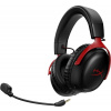 HyperX Cloud III Wireless – herná náhlavná súprava, Káblový a bezdrôtový, Hranie, 10 - 21000 Hz, 330 g, Slúchadlá s mikrofónom, Čierna, Červená 77Z46AA