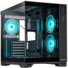 CHIEFTEC Visio / ATX / dvojkomorová / 6x120mm ARGB fan / 2xUSB 3.0 / USB-C / tvrz.sklo / čierna