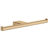 Hansgrohe 41748140 AddStoris Držiak na toaletný papier dvojitý, kartáčovaný bronz HG 41748140
