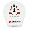 SKROSS cestovný adaptér SKROSS Europe USB pre cudzincov v SR, vč. 1x USB 2100mA PA30USB