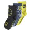 Detské Ponožky nad kotník ADIDAS SMILEY SOCKS JG5804 – Čierna