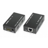 KONVERTOR HDMI PO KRÚTENEJ DVOJLINKE LAN EXTENDER 60 M 3D RJ45 PREDLŽOVACÍ RX TX