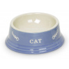 Nobby Cat keramická miska 14 x 4,8 cm modrá 140ml