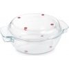 Tescoma Okrúhly pekáč s poklopom GrandCHEF 32 cm, sklenený
