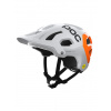 Cyklistická prilba POC Tectal Race MIPS NFC - white/fluorescent orange