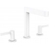 Hansgrohe Finoris - Umývadlová batéria 160, 3-otvorová inštalácia, s výpusťou Push-Open, EcoSmart, matná biela 76034700