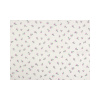 Mušelín / dvojitá gázovina kvetinky - 1 m Off White