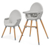 KINDERKRAFT Židlička jídelní FINI2 Grey