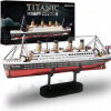 Piececool 3D kovové puzzle TITANIC Námorná Loď