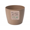 Obal na črepník MIKA PETIT ECO WOOD plastový d26x23cm