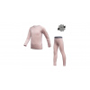 SENSOR MERINO AIR SET dětský triko dl.rukáv + spodky dusty pink 100