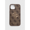 Puzdro na mobil Guess iPhone 15 6.1 GUHCP15S4GMGBR hnedá ONE SIZE