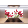 Panel do kuchyne Červené tulipány 100x50 cm