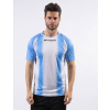 SHIRT STRIPE M/C dres svetlomodrá-biela M