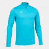 SWEATSHIRT RUNNING NIGHT bunda fluo tyrkysová XS